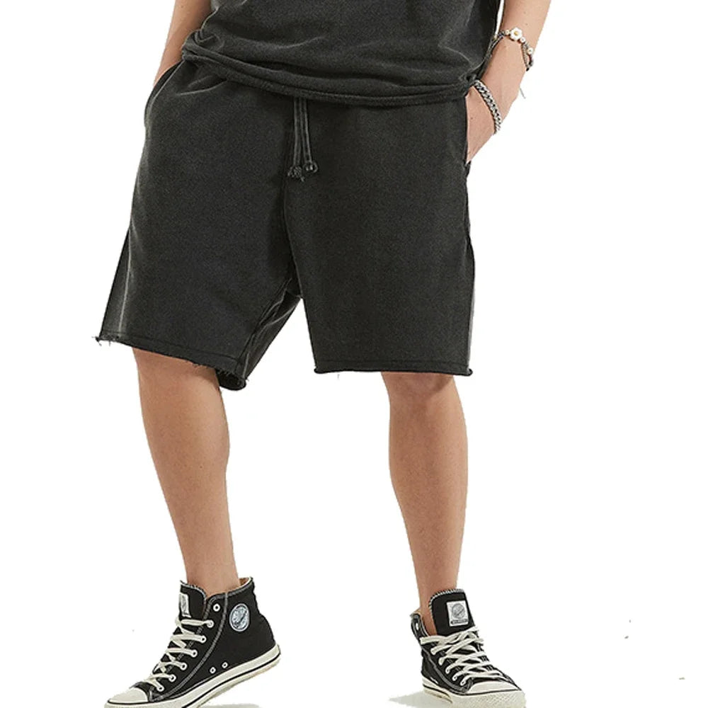 Herren Shorts Baumwolle Vintage Optik Relaxed Fit