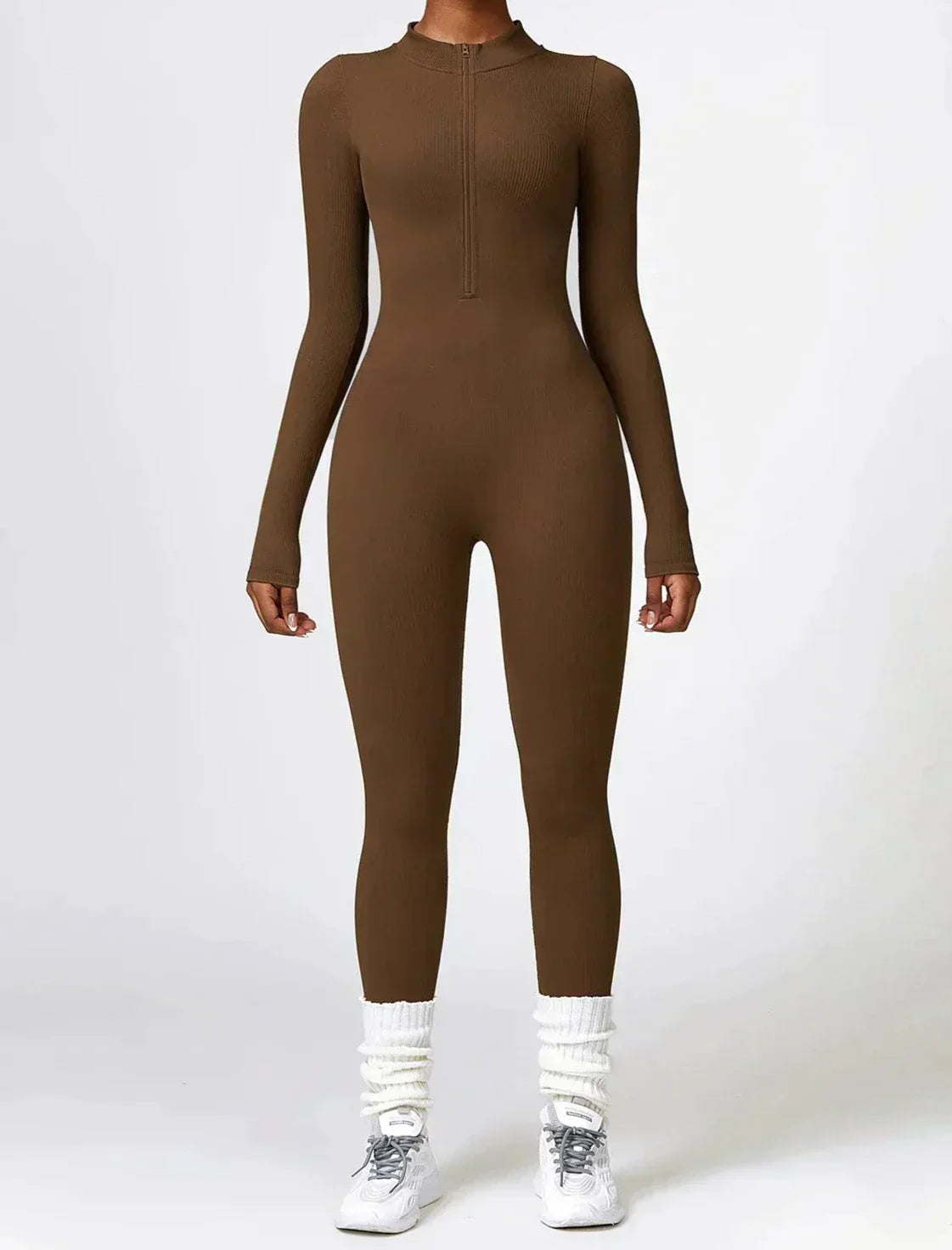 Damen Sportanzug Stretch Jumpsuit Aktiv