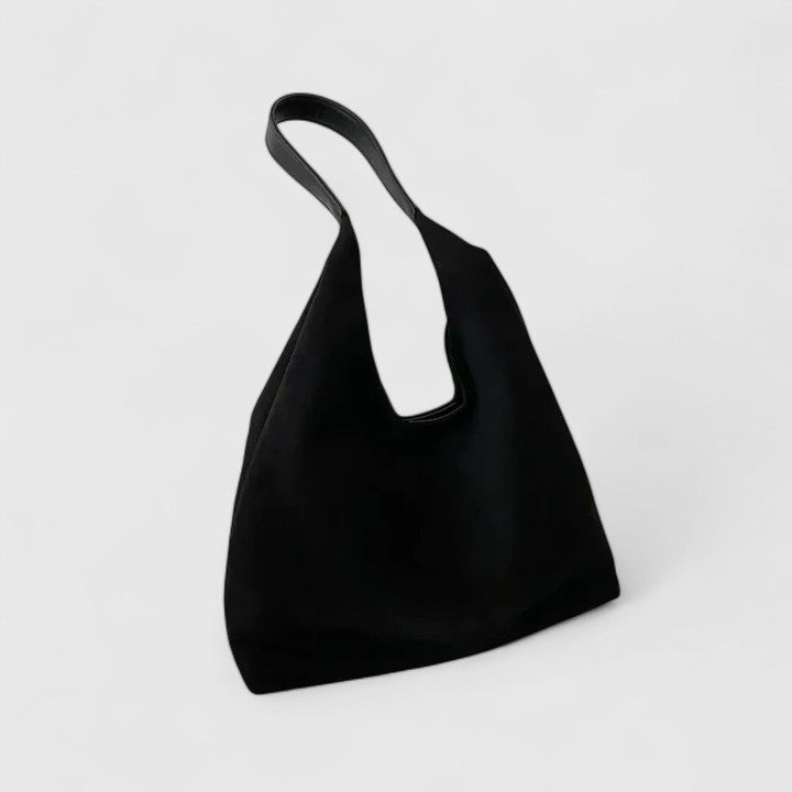 Damen Schultertasche Minimalistisch Leder