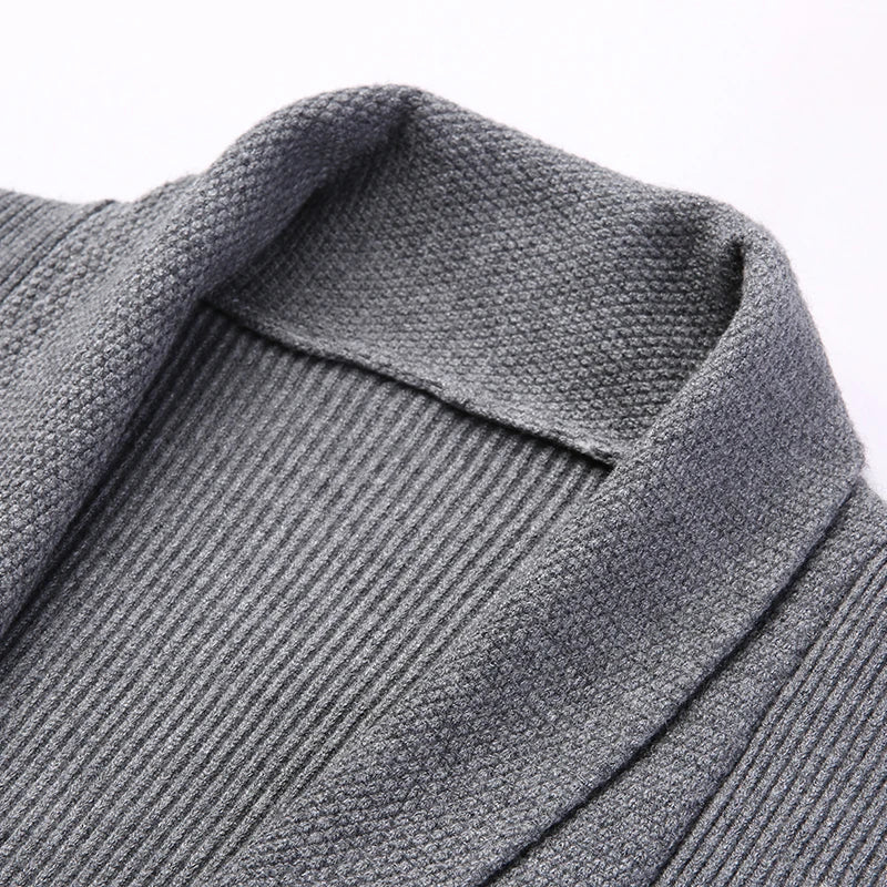Herren Strickjacke Weiche Wolle Bequem