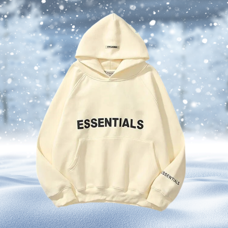 Damen Oversize Kapuzenpullover Großdruck Modern