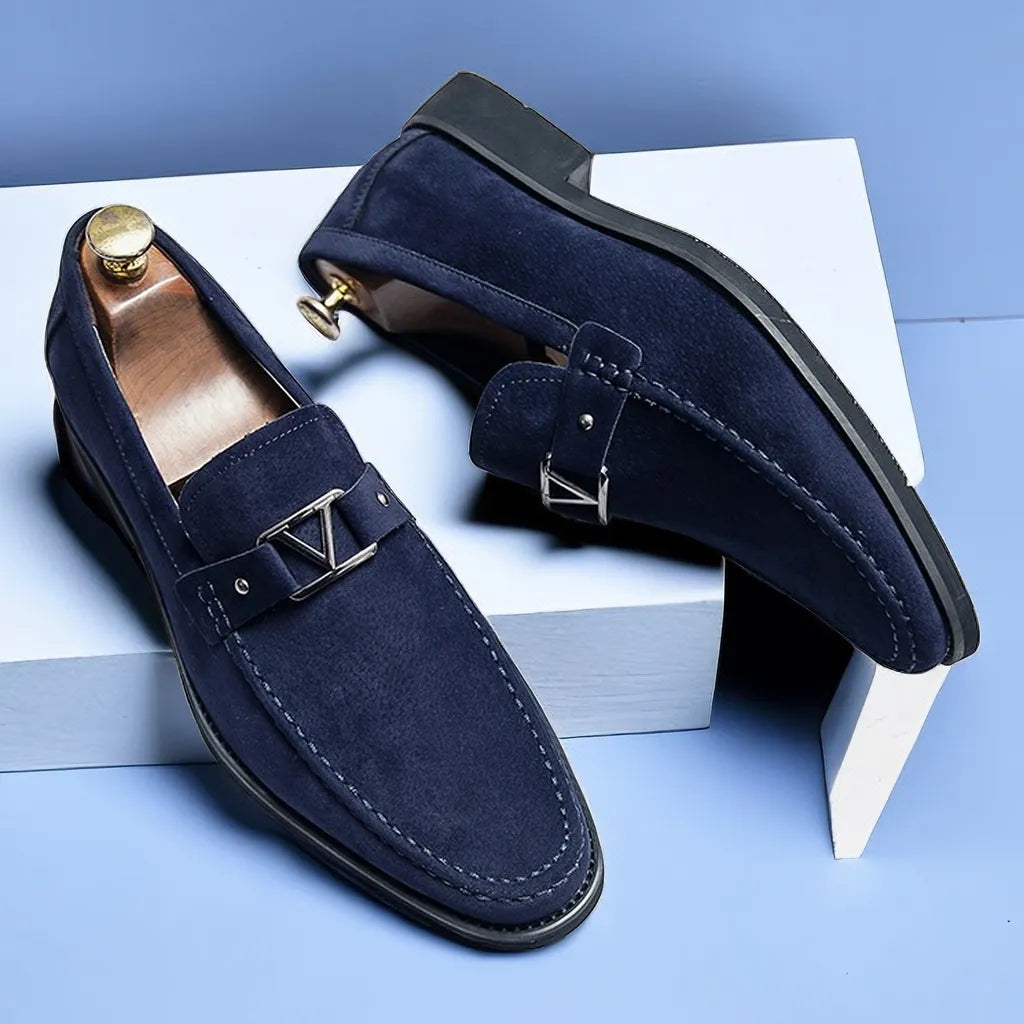 Herren Loafer Schuhe Wildleder Handgefertigt
