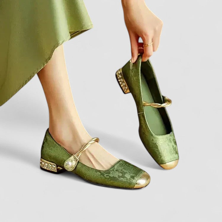 Damen Orthopädische Mary Jane Schuhe Flach Bequem - Norvielle