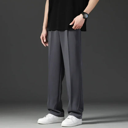 Herrenhosen Bequem Gerader Relaxed Fit