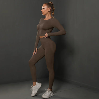 Damen Sportset Nahtlos Komfortabel