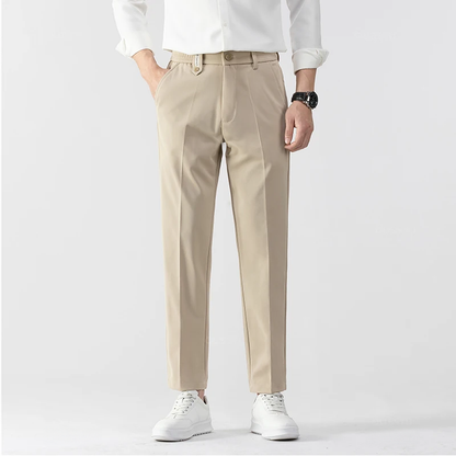 Herrenhose Beige Maßgeschneidert Komforthose - Norvielle