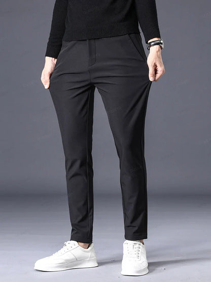 Herren Slim-Fit-Hose Modern Schmal