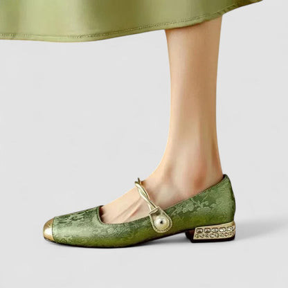 Damen Orthopädische Mary Jane Schuhe Flach Bequem
