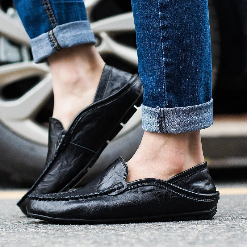 Herren Lederloafer Echtleder Qualität