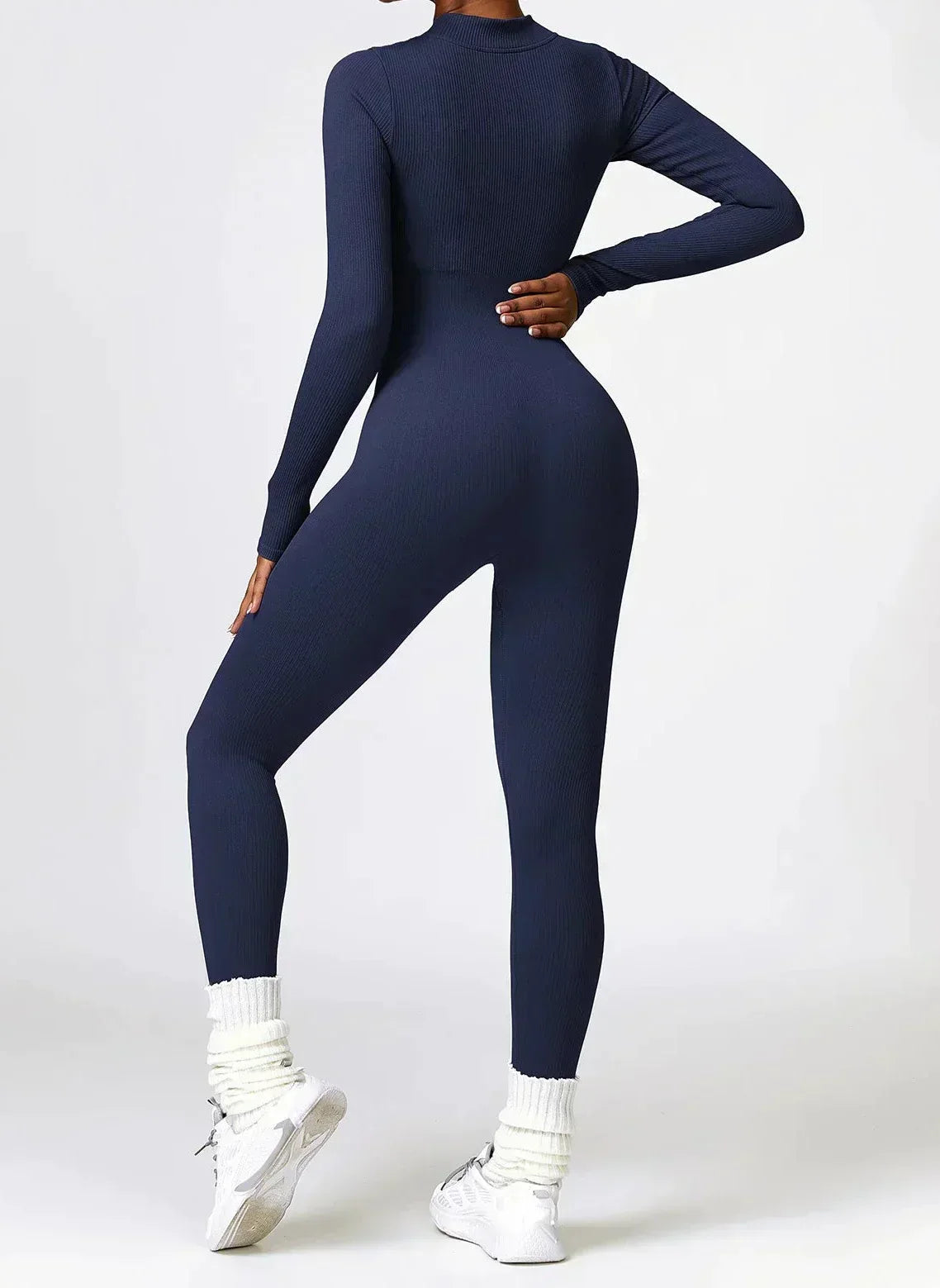 Damen Sportanzug Stretch Jumpsuit Aktiv