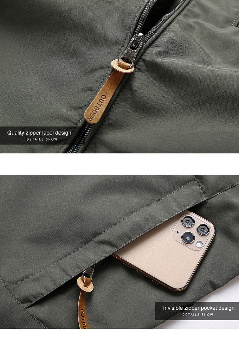 Männer Softshell Regenjacke Wasserdicht