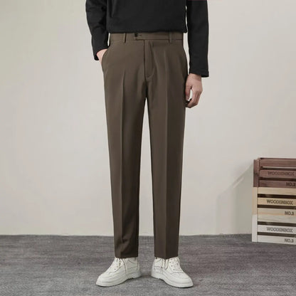 Herren Slimfit Hosen Elegant Bürohosen