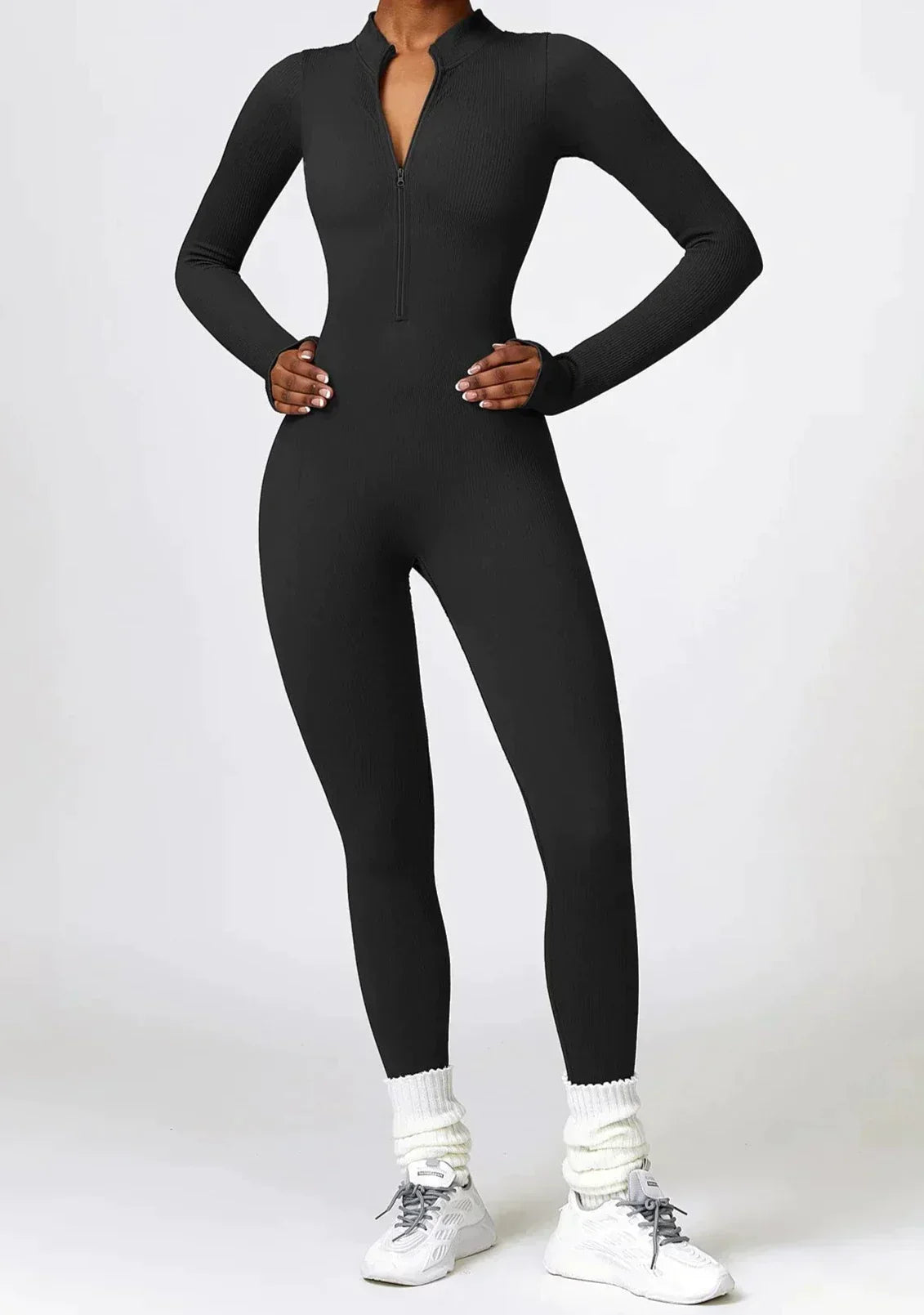 Damen Sportanzug Stretch Jumpsuit Aktiv