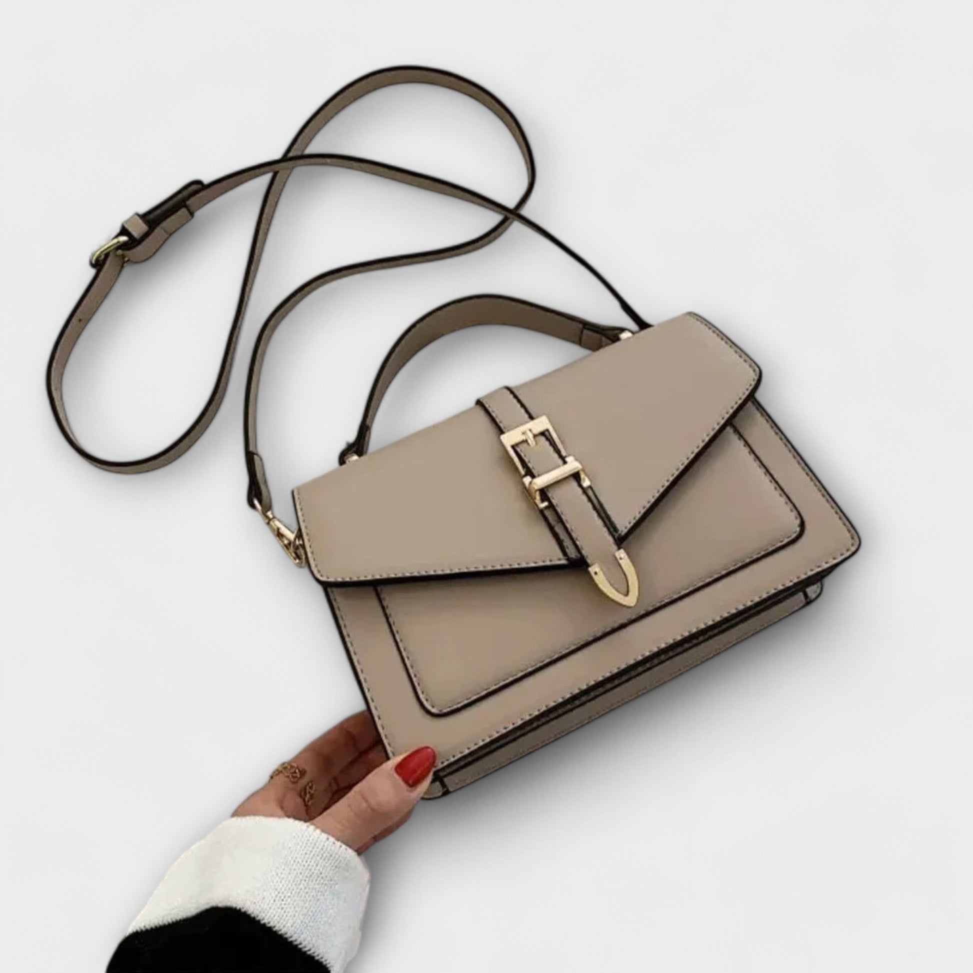 Damen Schultertasche Leder Elegantes Design - Norvielle