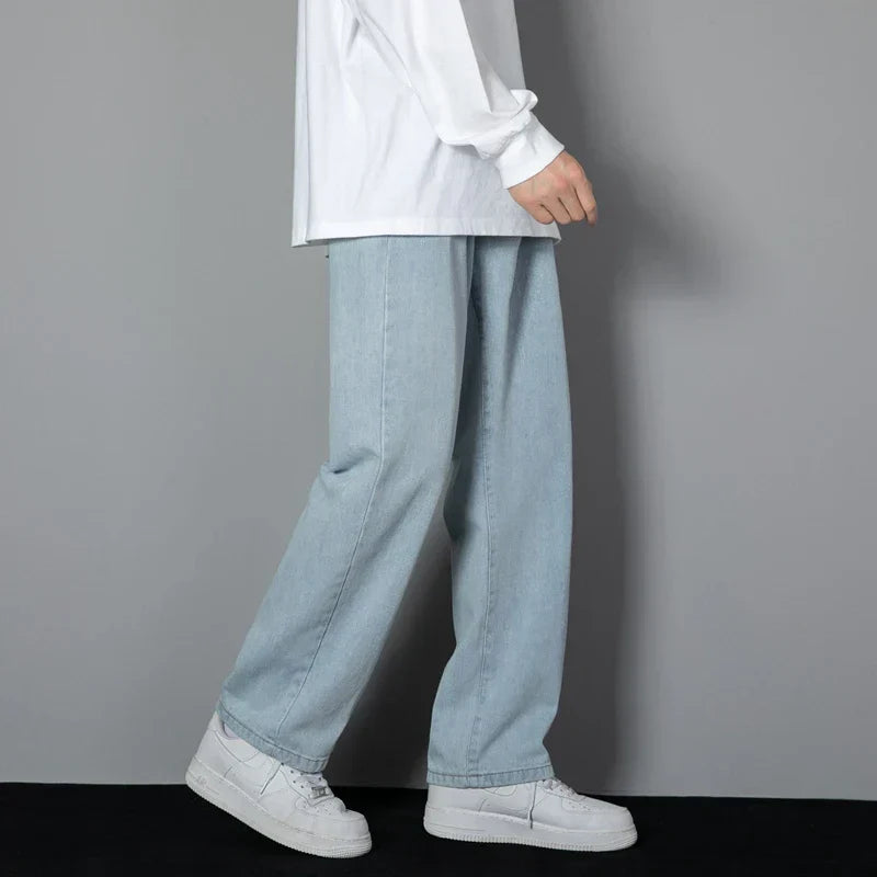 Herren Relaxed Fit Jeans Weitbein