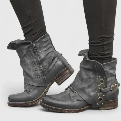 Damen Flats Einsteckschuh Verziert