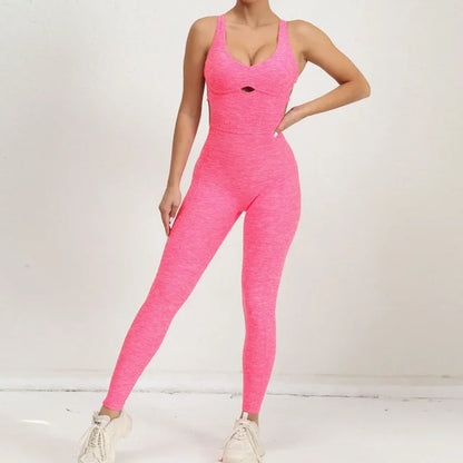 Damen Sport-Overall Rückenfrei Bequem