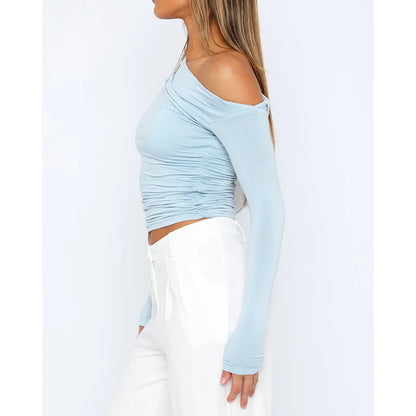 Damen Langarmtop Modern Twisted Design