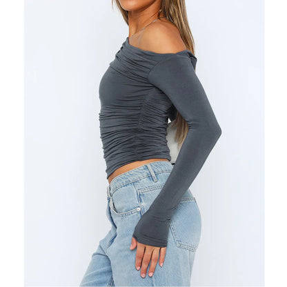 Damen Langarmtop Modern Twisted Design