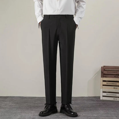 Herren Slimfit Hosen Elegant Bürohosen