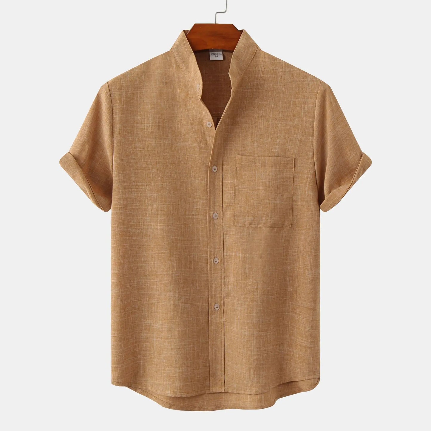 Herren Leinenhemd Sommerlang