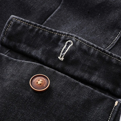 Männer Slimfit Blazer Denim Modern