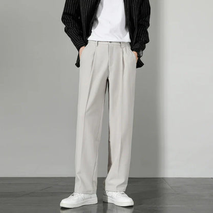 Herrenhosen Bequem Gerader Relaxed Fit