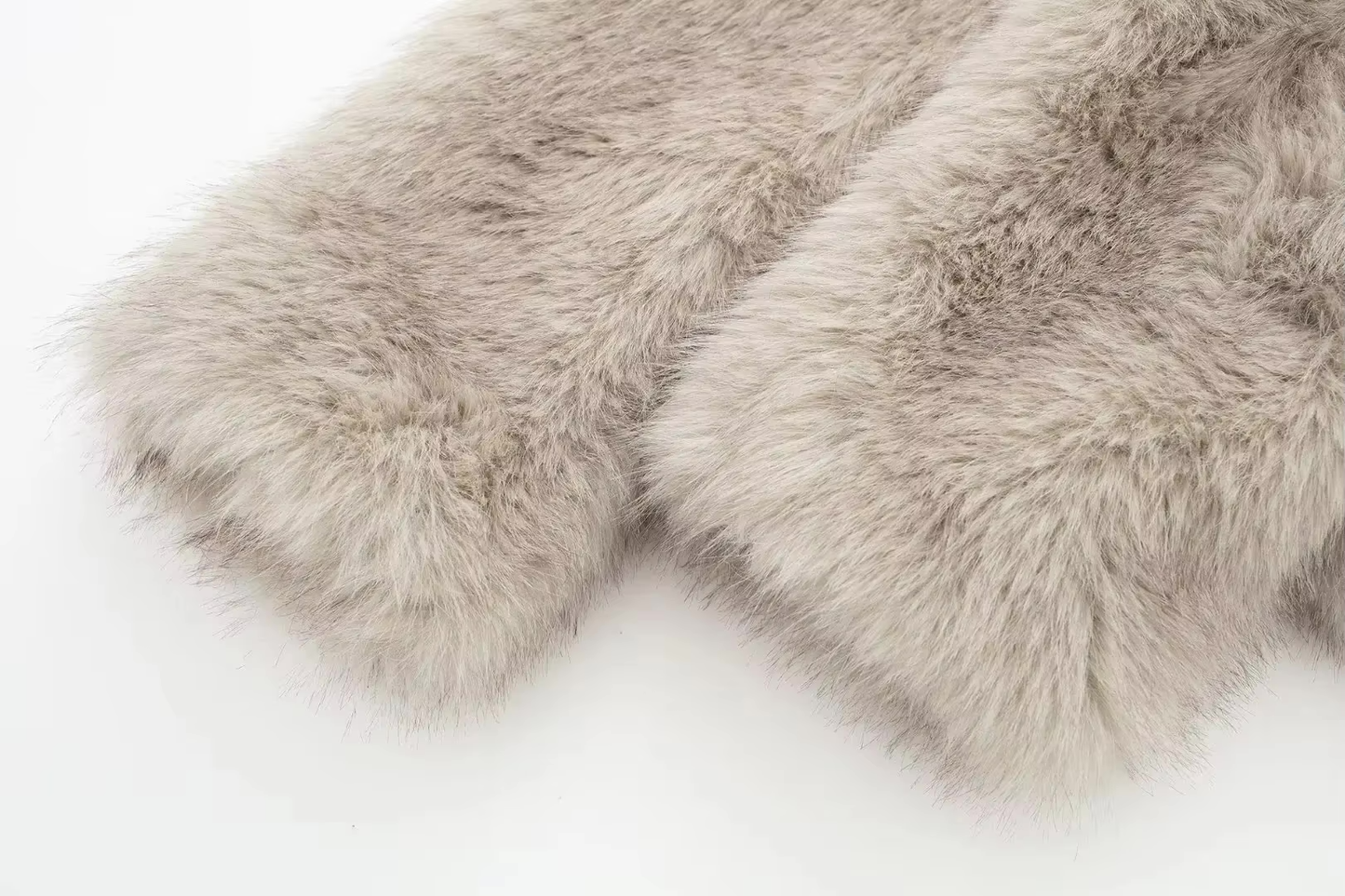 Damen Wintermantel Faux Fur Soft