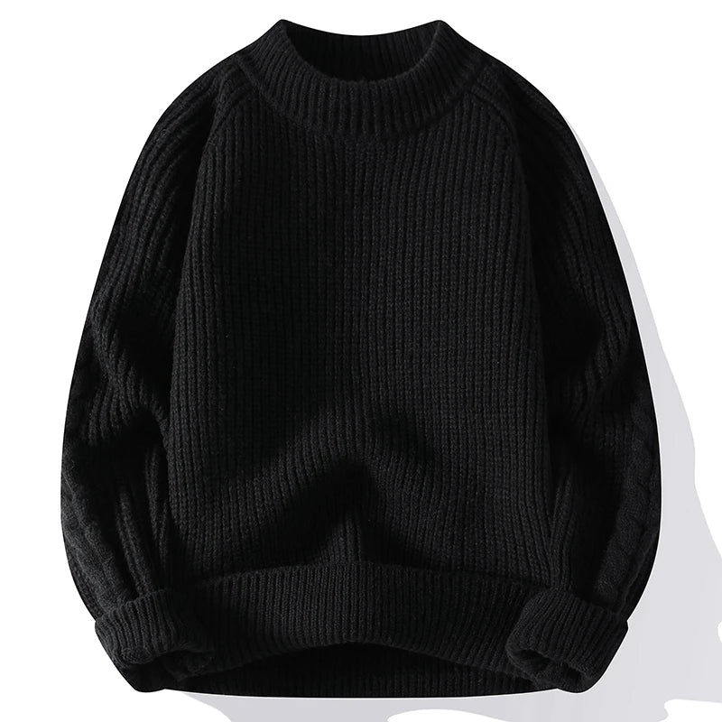 Herren Grobstrick Pullover Klassisch