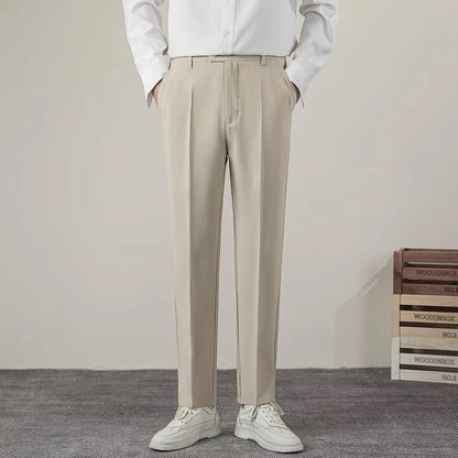 Herren Slimfit Hosen Elegant Bürohosen