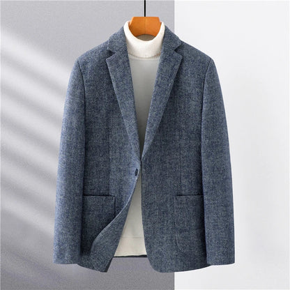 Herren Blazer Slim Fit Grau