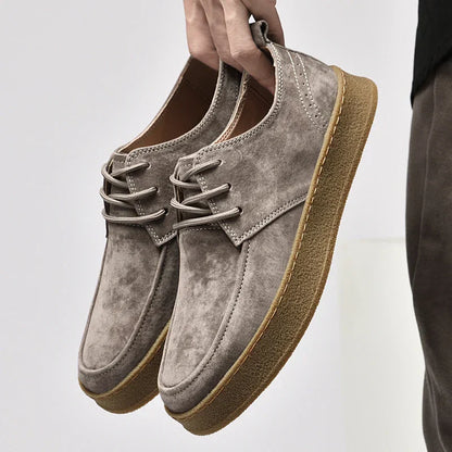 Herren Sneaker Wildleder Schwarz Hochwertig - Norvielle