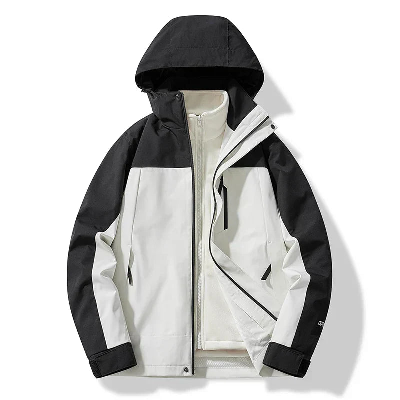 Herren Winterjacke Warme Wasserfeste Kapuze
