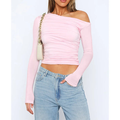 Damen Langarmtop Modern Twisted Design