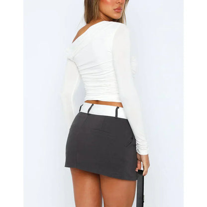 Damen Langarmtop Modern Twisted Design