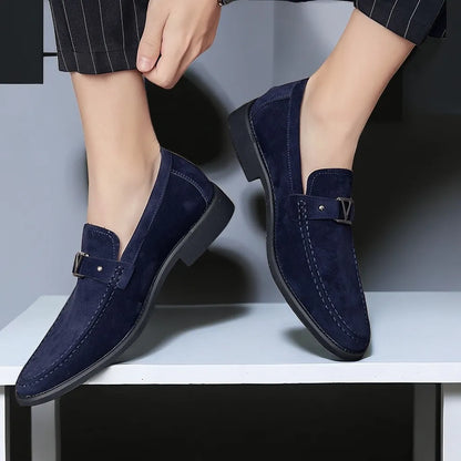 Herren Loafer Schuhe Wildleder Handgefertigt