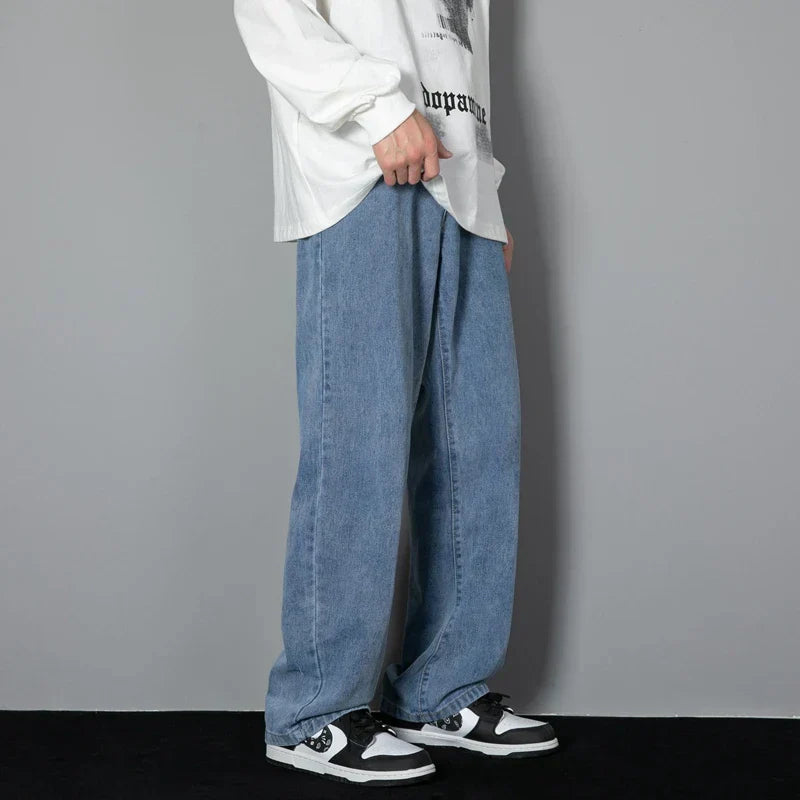 Herren Relaxed Fit Jeans Weitbein