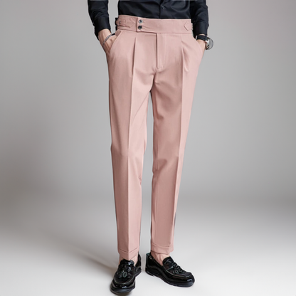 Herrenhose Hochbund Bequem Stilvoll Schwarz - Norvielle