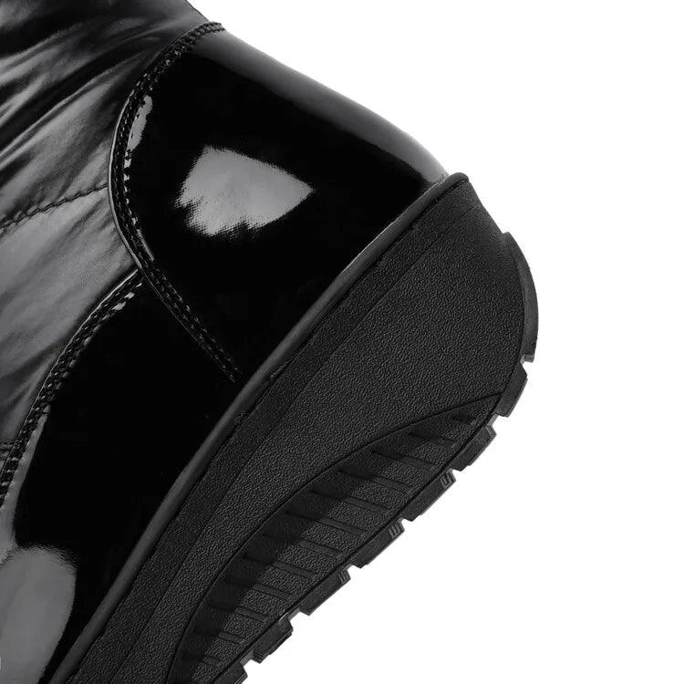 Damen Overknee Stiefel Gefüttert Warm