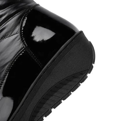 Damen Overknee Stiefel Gefüttert Warm