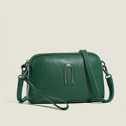 Damen Leder Crossbody Tasche Elegantes Design