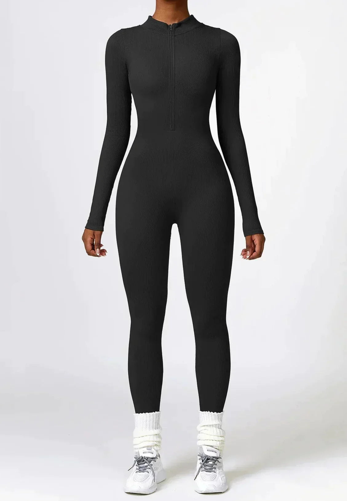 Damen Sportanzug Stretch Jumpsuit Aktiv