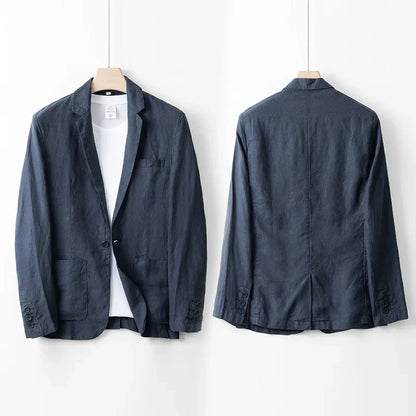 Herren Leinenblazer Leicht Sommer Modern - Norvielle
