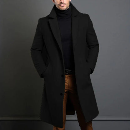 Französischer Damen Wollmantel Warm Wintermantel