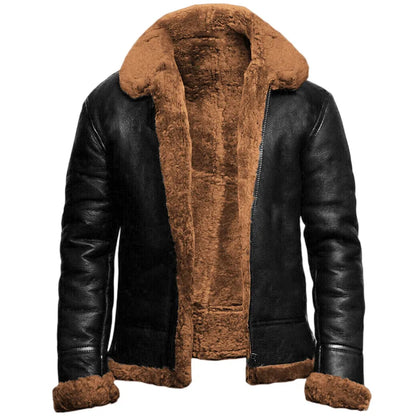 Lederjacke Damen Shearling Lederschutz