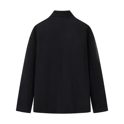 Damen Oversized Jacke Doppelreihig
