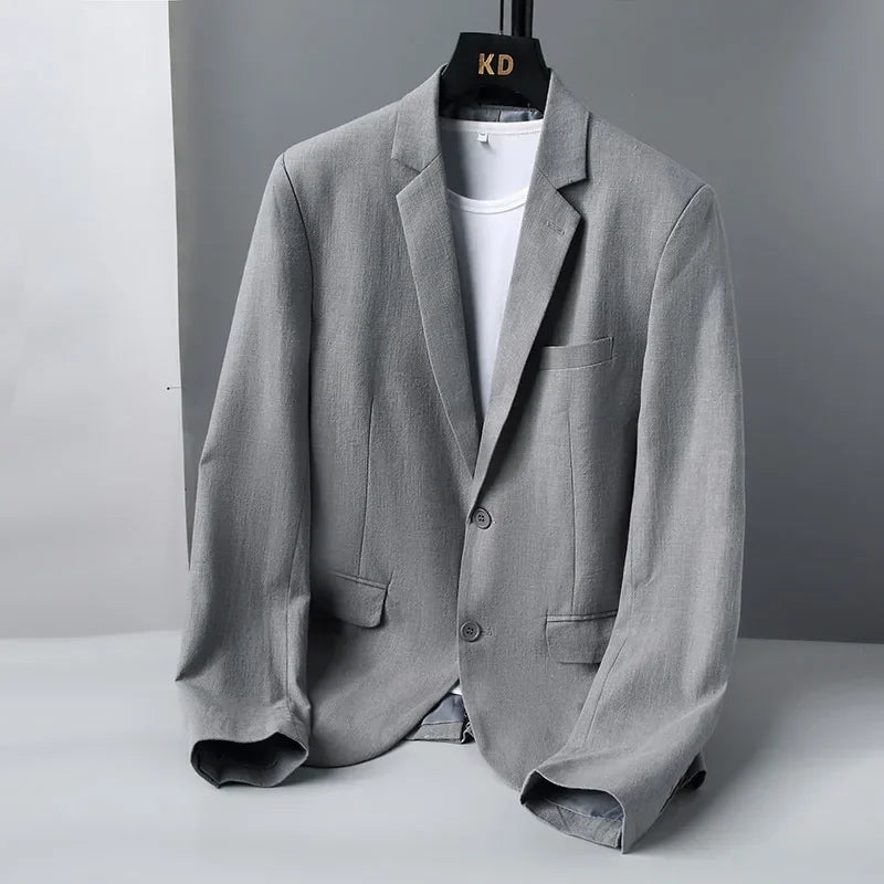 Herren Leinenblazer Elegant Slim Fit