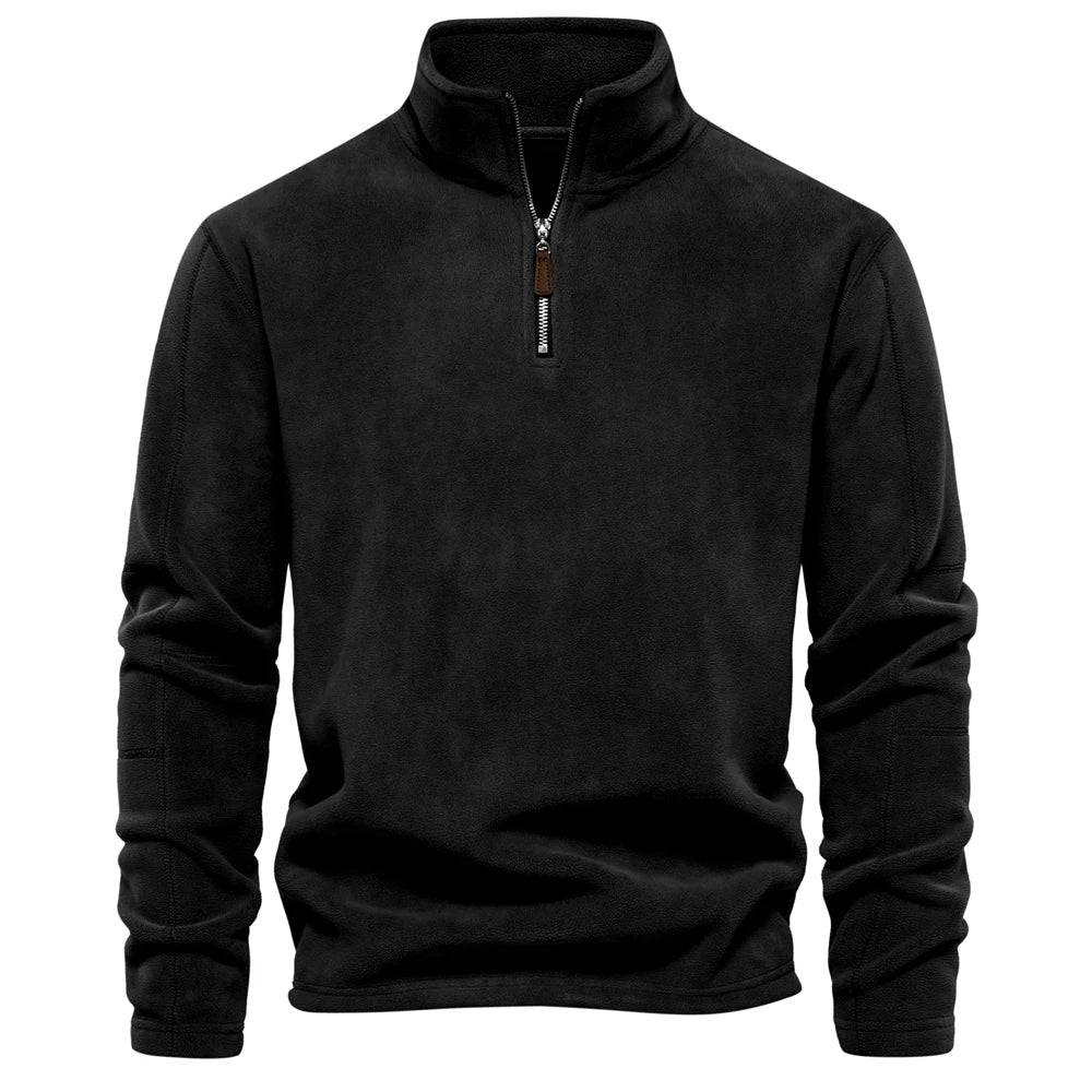 Damen Fleece Rollkragenpullover Warm