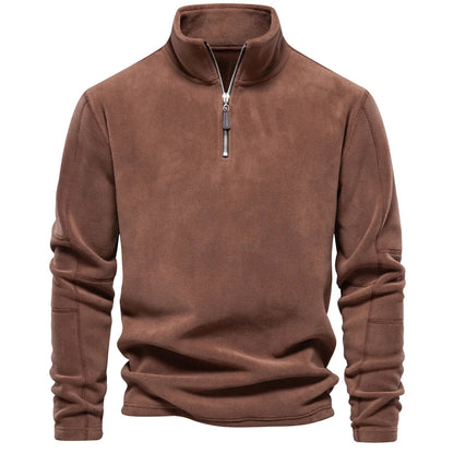 Damen Fleece Rollkragenpullover Warm