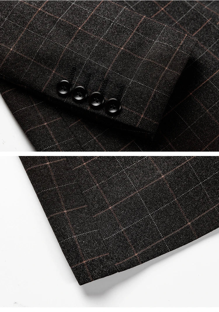 er Karo Blazer Slim Fit Modern